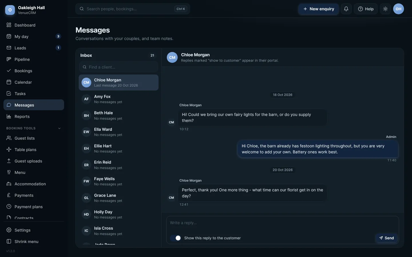 Messages